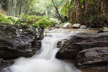 Beautiful waterfall in Thailand.