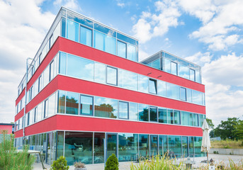 Moderne Glasfassade