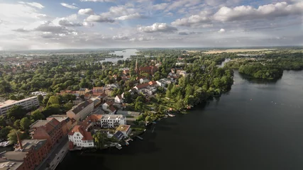 Fototapete Rund Dominsel Brandenburg an der Havel © oldmav