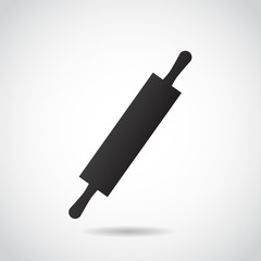 Rolling pin vector icon.