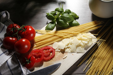 Zutaten für Pastagericht 