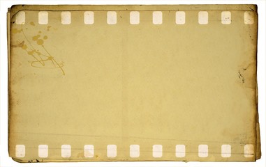 Vintage film strip frame