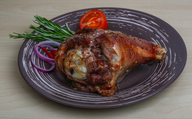 Rosted turkey leg