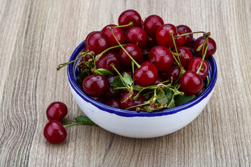 Cherry in the bowl