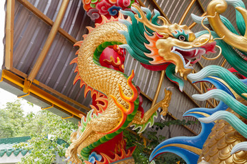 Fototapeta premium Dargon statue