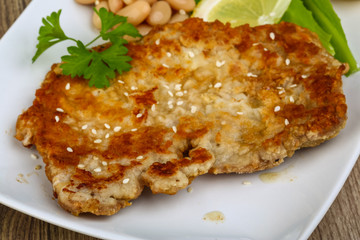 Pork schnitzel