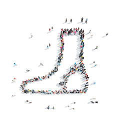 group  people  shape  boot