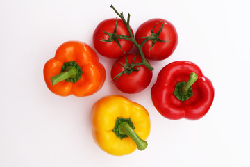 Peppers and Tomatoes