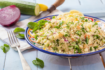 Couscus and vegetables