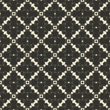Geometric ornament seamless pattern.  Textile design template seamless background.