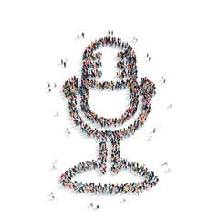 people shape  microphone  cartoon
