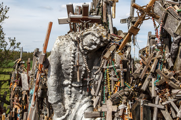 Hill of Crosses with Crucifix