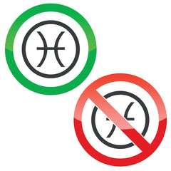 Pisces permission signs