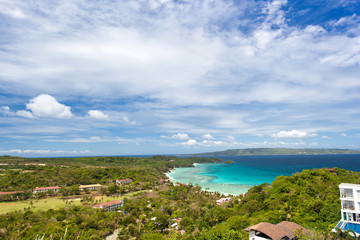 View point on island Boracay