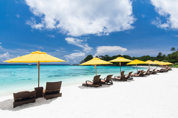 Tropical resort view
