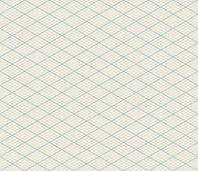 Vector Isometric Seamless Retro Background