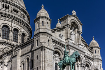 Fototapeta premium Roman Catholic Basilica Sacre Coeur (1875 – 1914). Paris, France