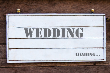 Inspirational message - Wedding loading