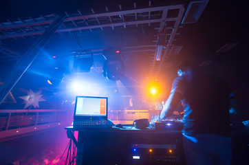 DJ in the night club