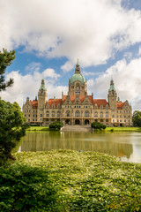 Das Rathaus von Hannover in Niedersachsen