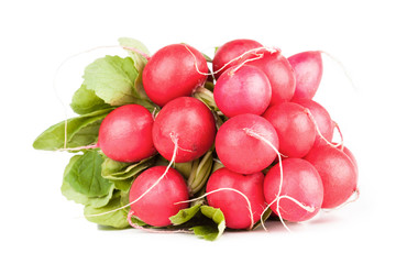 Pile of garden radish