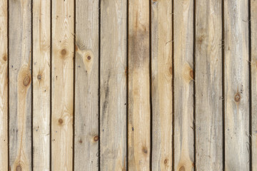 Planed wooden boards surface texture with branches background