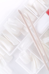 Orange wood sticks for removal cuticle