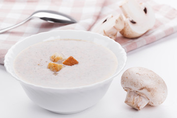 Mushrooms cream soup
