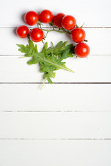 Naklejka na ściany i meble Rucola and tomatoes