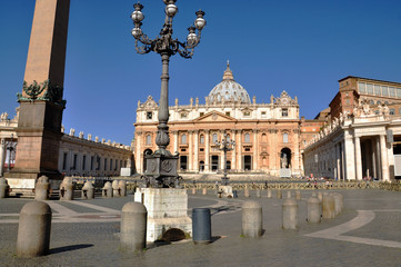 Naklejka premium Basilica of Saint Peter in Vatican - Italy 