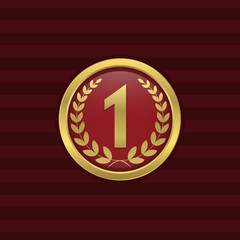 Fototapeta premium First place icon