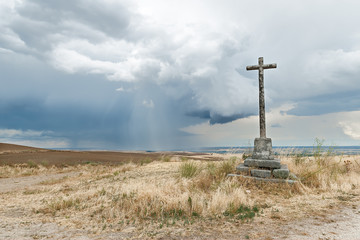 cruz de piedra