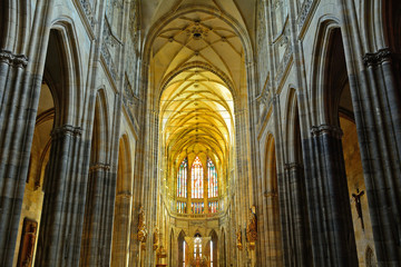 Fototapeta premium St. Vitus Cathedral, Prague, Czech Republic