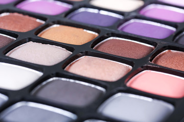 Make-up eye shadows palette
