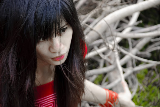 Asian woman portrait