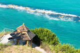 Gazebo in riva al mare