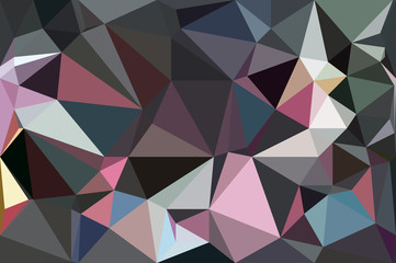 Background texture, abstraction, vector triangulation