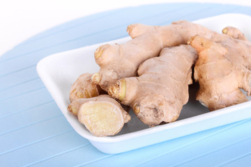 Dry ginger roots