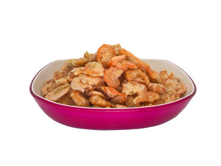 dried salted prawn,dried shrimp isolated on a white background,Sun Dried Salted Prawn,closeup dried salted prawn on white background,sea food,ingredient,Heap of dried shrimps,Dried Prawn,Dry shrimp