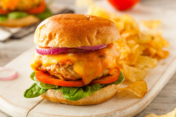 Homemade Healthy Chicken Burger