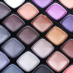 Make-up eye shadows palette