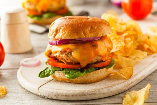 Homemade Healthy Chicken Burger