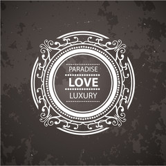 Monogram  luxury logo   template