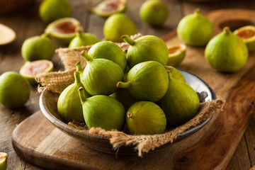 Healthy Organic Green Figs