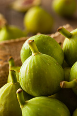 Healthy Organic Green Figs