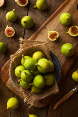 Healthy Organic Green Figs