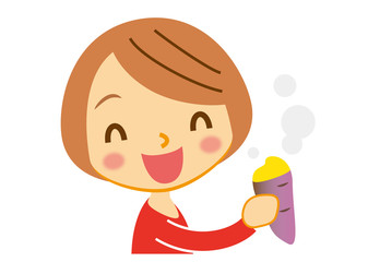 焼き芋大好き　お姉さん