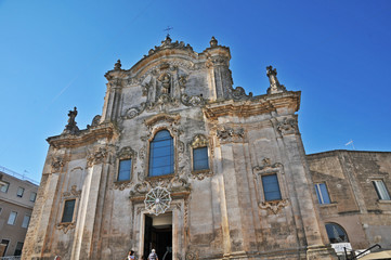 Fototapeta na wymiar Matera, chiesa di San Francesco - Basilicata