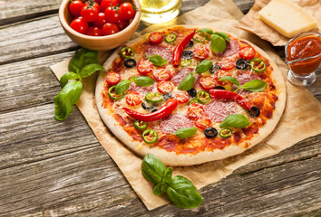 Delicious home made pizza