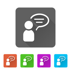 App Icon Long Shadow - 5 Colors
